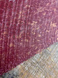 Image 1 of New Hand marbled book-cloth - No.11