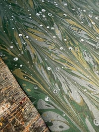 Image 4 of New Hand marbled book-cloth - No.14