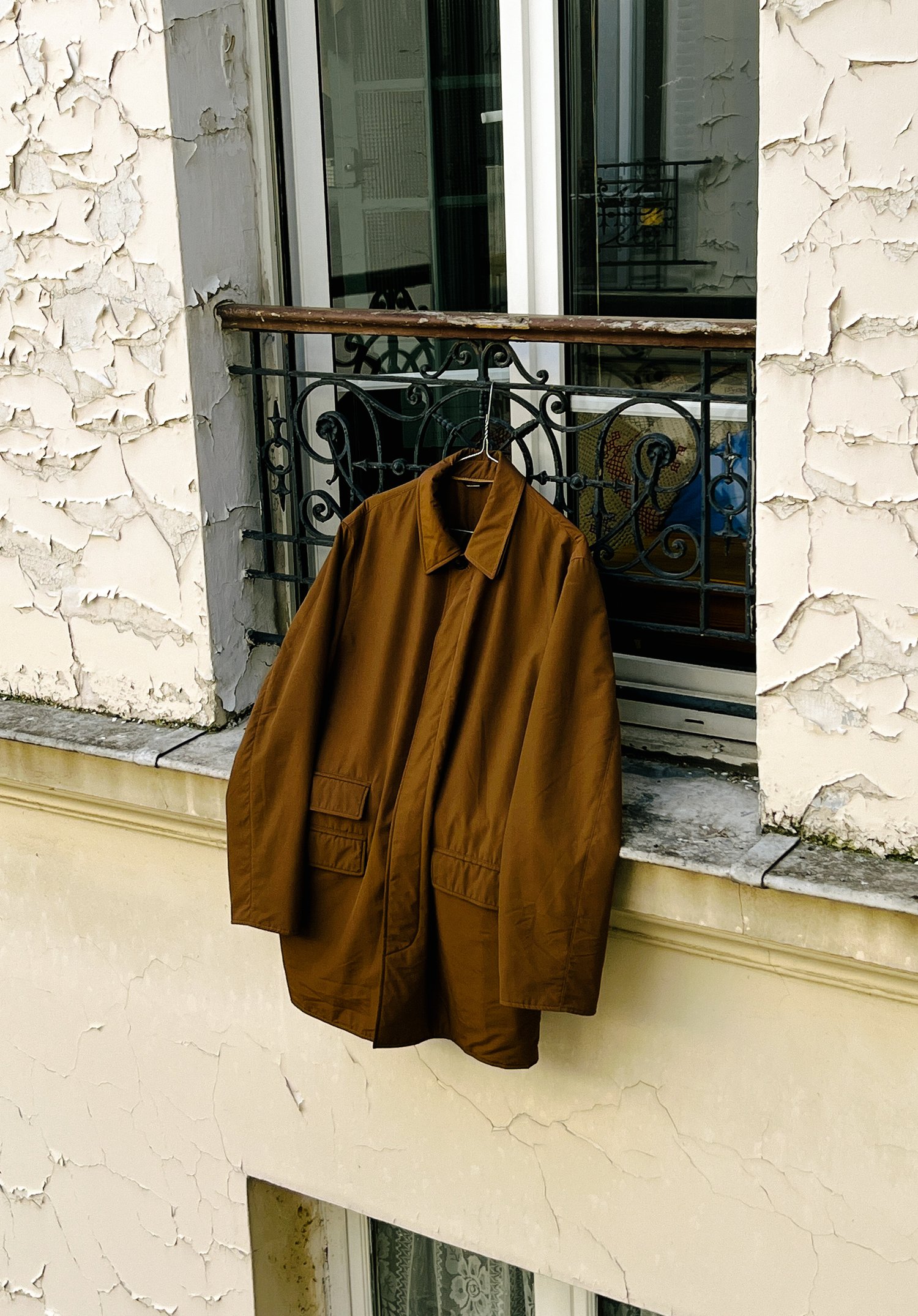 Hermès 2000's Padded Car Coat Brown - Size 50