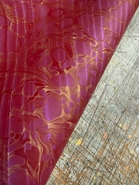 Image 2 of New Hand marbled book-cloth - No.15