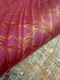 Image 4 of New Hand marbled book-cloth - No.15