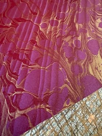 Image 3 of New Hand marbled book-cloth - No.15