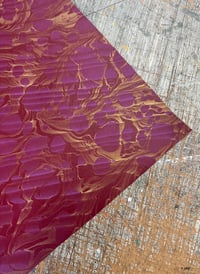 Image 5 of New Hand marbled book-cloth - No.15