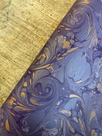Image 6 of New Hand marbled book-cloth - No.16