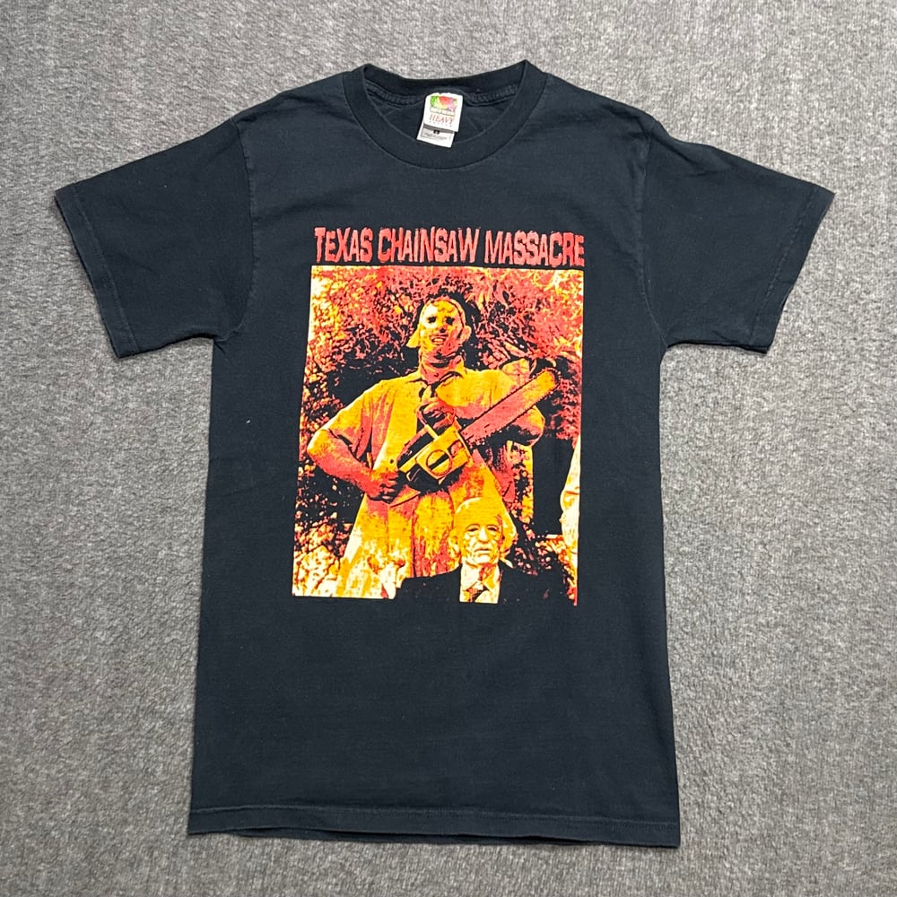 Image of 1990s Texas Chainsaw Massacre Movie Promo Graphic Tee (S)
