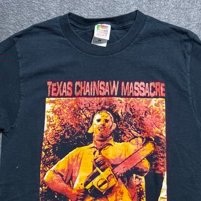 Image of 1990s Texas Chainsaw Massacre Movie Promo Graphic Tee (S)