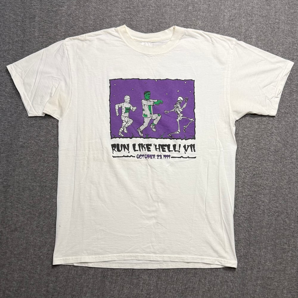 Image of 1990s Run Like Hell Zombie Graphic Tee (XL)