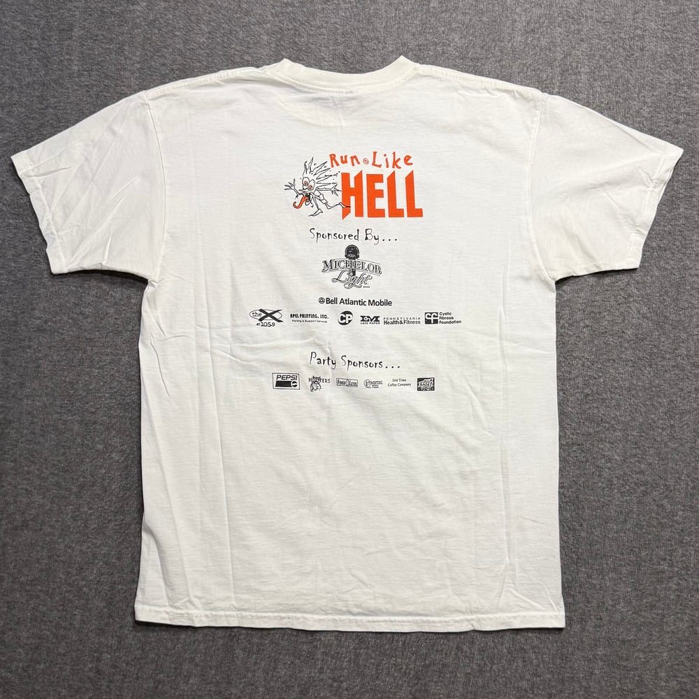 Image of 1990s Run Like Hell Zombie Graphic Tee (XL)