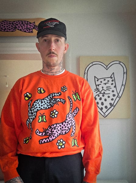 Image of CHEETAH CREW NECK