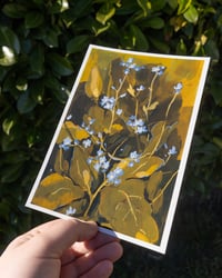 Image 2 of Forget-me-not print