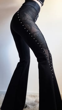 Image 5 of Fishnet Bell Bottoms