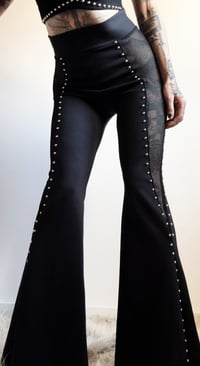 Image 3 of Fishnet Bell Bottoms