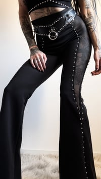 Image 2 of Fishnet Bell Bottoms