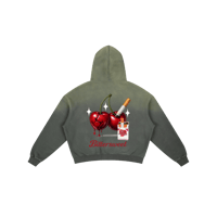 Image 2 of BITTERSWEET SUNFADE BOXY FLEECE HOODIE