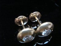 Image 4 of 18CT 0.60CT H COLOUR BRILLIANT CUT DIAMOND STUD EARRINGS FOR PIERCED EARS