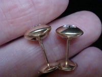 Image 11 of 18CT 0.60CT H COLOUR BRILLIANT CUT DIAMOND STUD EARRINGS FOR PIERCED EARS