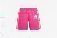 Women’s Purpose built pink nylon shorts 