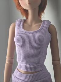 Image 1 of Purple Crop Tank