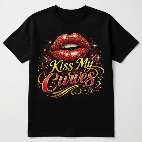 Image of KISS MY CURVES T-SHIRTS