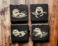 Image 1 of Otter Coasters, Beer Gifts , Home Bar Accessories, Gift Idea