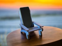 Image 1 of Adirondack Chair Cellphone Stand/Phone Stand/Beach Decor/Cute Cellphone Stand/Beach Gifts/Lake Gi...