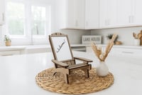Image 1 of Small Adirondack Chair: Detachable Dry Erase Message Board/Lake House Decor/Beach House Decor
