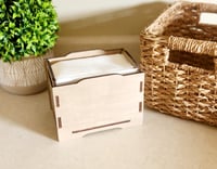 Image 1 of Dryer Sheet Storage Box/Stackable Storage Box/Farmhouse Decor/Laundry Room Decor