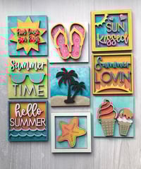 Image 1 of Summer Leaning Ladder Tiles