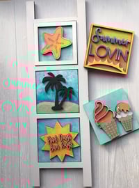 Image 2 of Summer Leaning Ladder Tiles