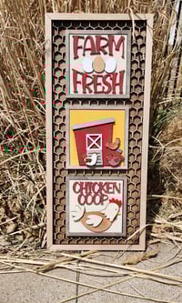 Image 2 of Chicken Wire Interchangeable Frame/Interchangeable Frame/Chicken Wire Frame/Insert Frame