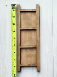 Image 2 of Mini Interchangeable Wood Frame | Rustic Farmhouse Insert Frame | Seasonal Ladder Sign | Changeab...