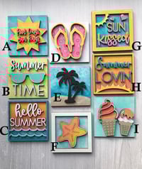 Image 3 of Summer Leaning Ladder Tiles