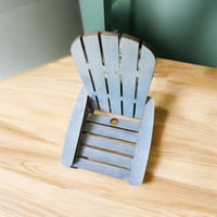 Image 3 of Adirondack Chair Cellphone Stand/Phone Stand/Beach Decor/Cute Cellphone Stand/Beach Gifts/Lake Gi...