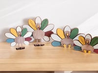 Image 1 of Thanksgiving Turkey Shelf Sitters/Thanksgiving decor/Fall Decor