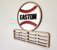 Image 2 of Baseball Medal Hanger/Personalized Medal Hanger/Baseball Gifts