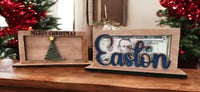 Image 2 of Personalized Wood Money Holder: Christmas, Birthday Cash Gift