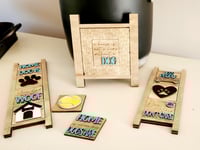 Image 3 of Dog Mini Ladder Signs: Plywood Inserts, Dog Lover Decor