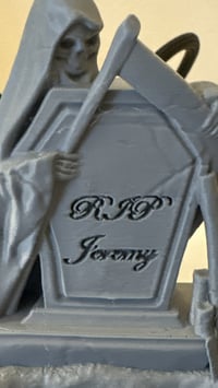 Image 3 of Grave Plot Dice Tray with Tombstone & Grim Reaper