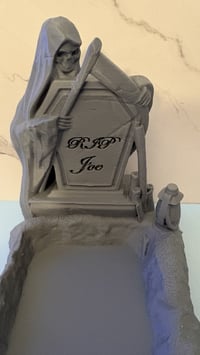Image 7 of Grave Plot Dice Tray with Tombstone & Grim Reaper