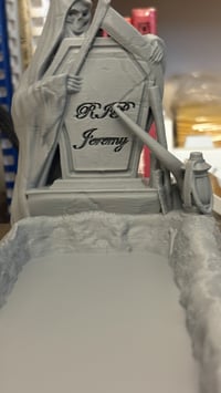 Image 5 of Grave Plot Dice Tray with Tombstone & Grim Reaper