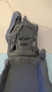 Image 11 of Grave Plot Dice Tray with Tombstone & Grim Reaper