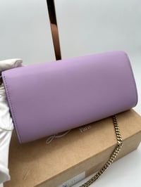 Image 7 of Christian Louboutin Loubi54 Lilac Calf Leather Gold Chain Bag