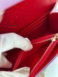 Image 18 of Christian Louboutin Loubi54 Lilac Calf Leather Gold Chain Bag