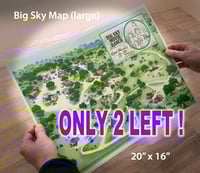 Image 1 of Big Sky Ranch illustrated map (LARGE 20" x 16")