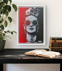 Image 3 of Frida Lunettes rouge noir