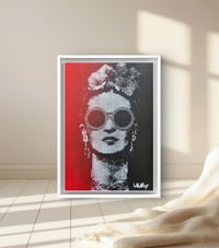 Image 4 of Frida Lunettes rouge noir