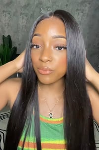 Straight frontal Wig