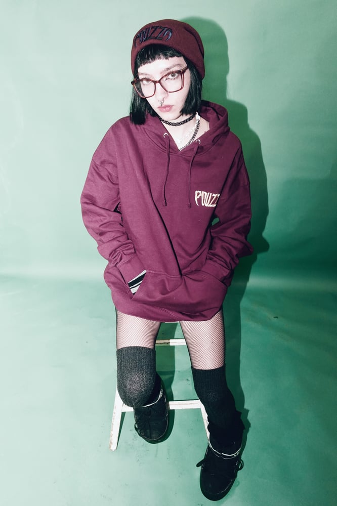 Image de Pouzza " Gagnant / Winner Collection " Bourgogne / Burgundy Hoodie