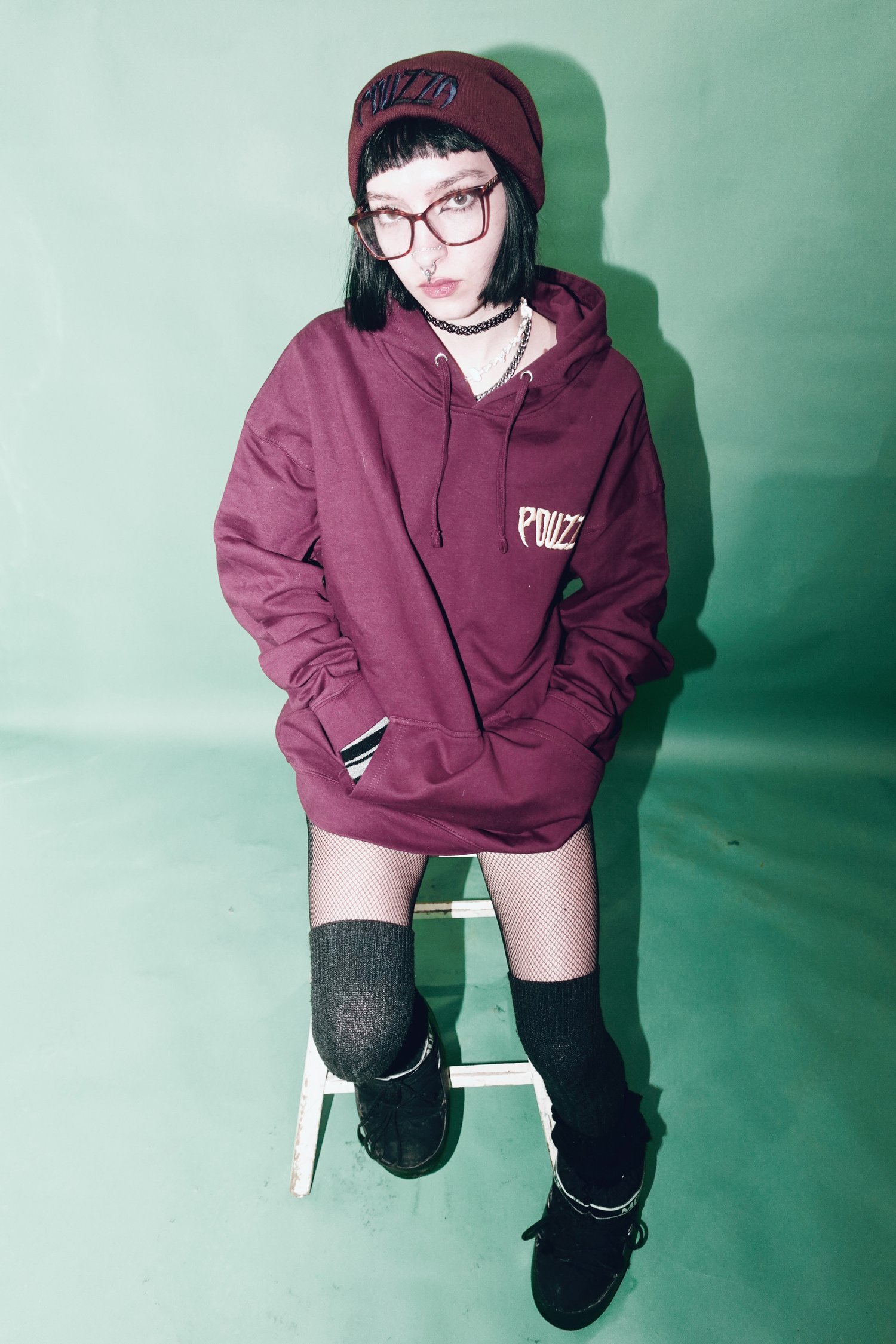 Image of Pouzza " Gagnant / Winner Collection " Bourgogne / Burgundy Hoodie
