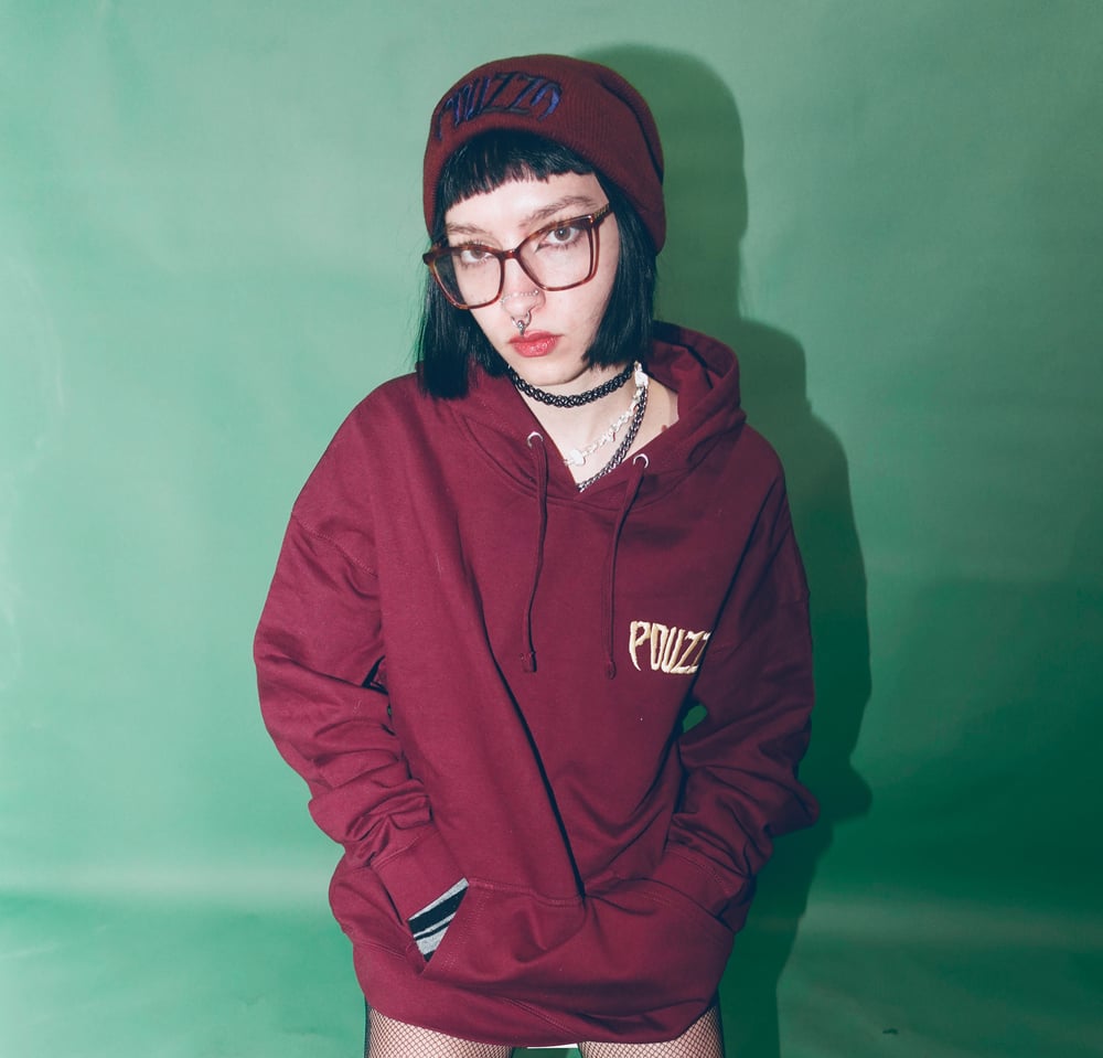 Image de Pouzza " Gagnant / Winner Collection " Bourgogne / Burgundy Hoodie